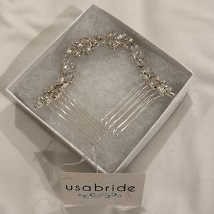 Bridal hairpiece/ wedding hair piece